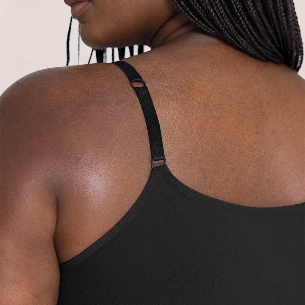 NWT Shapermint Essentials All Day Every Day Scoop Neck Mid-Thigh Bodysuit - Picture 4 of 5